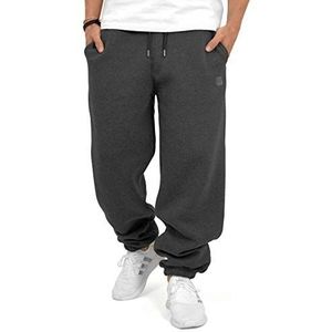 BACKSPIN Sportswear - Joggingbroek basic, donkergrijs, gemêleerd, XL