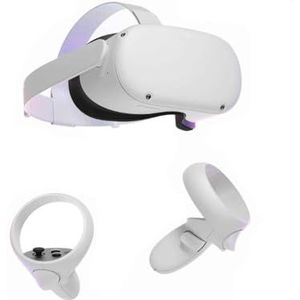 Oculus Quest 2 VR-bril, virtual reality-headset, gamingheadset, nieuwste versie, wit, 128 GB