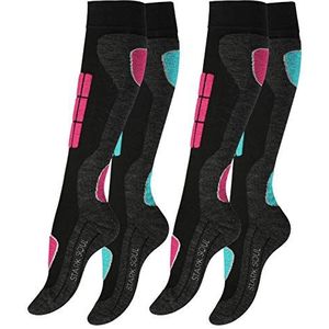 Stark Soul - Sportsokken - Turquoise - Donkergrijs - Pink - Zwart - 2 Pack