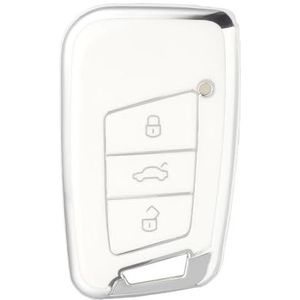 Autosleutel beschermhoes TPU Auto Flip Key Case Cover Shell Voor Polo Voor Golf Voor Passat Voor Kever Voor Octavia Voor Kodiaq Voor Seat Voor Leon Sleutel Shell(6)