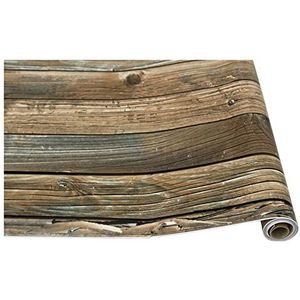 3D Baksteen Behang Retro faux hout graan peel en stok behang zelfklevende houten plank wallpaper broodje verwijderbare vinyl wandbedekking for restaurus Muursticker Zelfklevend Behang (Color : Wood G