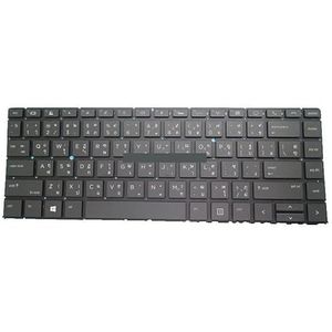 Laptoptoetsenbord voor HP EliteBook 1040 G4 zwart met achtergrondverlichting België BE/RO Roemeens/Duits GR/Thailand TI/Sloveens SL(Belgium BE)