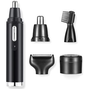 Waterdichte Draagbare Baard Scheerapparaat en Neus Clipper Set Elektrische Gezicht Hals Pijnloos Plastic Scheermes Hoofd