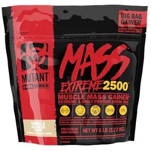 Mutant Mass XXXTREME Vanille-ijs 6 lbs