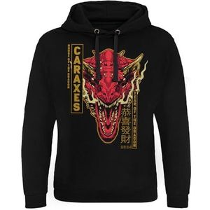House of the Dragon Officieel gelicenseerd CARAXES Dragon Epic hoodie (Zwart), XX-Large