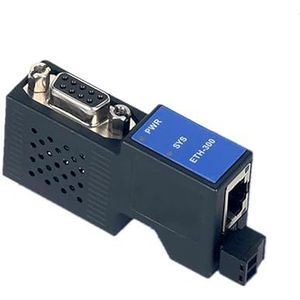 LMNCBVYA ETH-300 PLC Ethernet Communication Expansion Module | 200 Serial to Network Port | Straight-Through