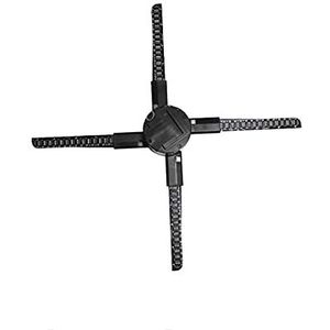 3D Hologram Fan, Hologram Fan Projector, 43cm wifi 3D holografische projector hologram speler blote oog LED Toon ventilator Reclame Licht 3D-APP Controle 510 LE DS voor Winkel/Bar/Kerstmis/Halloween