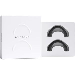Intake Ademhaling Extra intake Bands (Pack van 2), Small-Medium (M1), mat zwart. (tabs NIET inbegrepen)