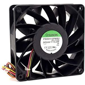 PSD2412PMB2(2).F.GN DC24V 15.0W 5-wire genuine large air volume double ball cooling fan