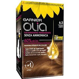 Haarkleurmiddel permanent zonder ammoniak Olia gouden lichtbruin N.6,3