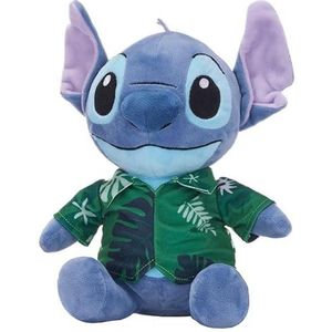 ENVI Disney Lilo & Stitch 12 Inch Stitch Hawaiiaans Shirt Pluche Zacht Speelgoed (GROEN OVERHEMD STITCH)