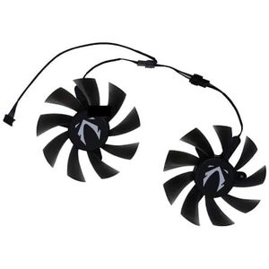 Videokaartventilator, XY-D09015B, GPU-koeler, voor ELSA RX 580 8GB 2048SP, voor MLLSE 8G, voor JIESHUO, 2 stuks/set