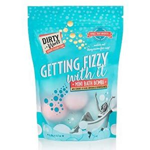 Dirty Works Getting Fizzy With It Mini Bath Bombs, 8 x 20g Vegan Bath Fizzers, 160g