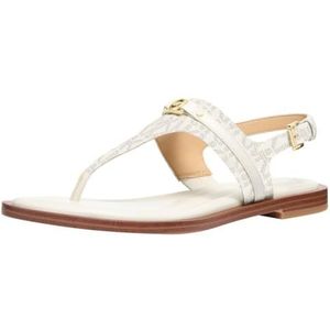 Michael Kors Mandy - Badslippers - Vanille/Room - Metallic Leer