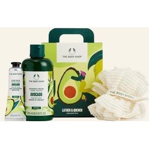 The Body Shop Lather & Quench Avocado Duo AVOCADO BODY CARE SET VORISH & HYDRATEN • VEGAN