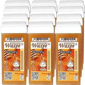 Roll on wax cartridge 100ml roller Natural HONEY- WAXEE (12 x 100ml roll-on wax cartridge)