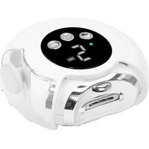 Elektrische Nagelknipper, 2-in-1 Schuren en Polijsten Automatische Elektrische Nagelknipper Multifunctionele Draagbare Nagelvijl Elektrisch Manicure Gereedschap,Wit