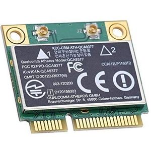 Mini WiFi PCI-E netwerkkaart, Dual Band 2.4G / 5 Ghz + Bluetooth 4.2 netwerkkaart 433Mbps WiFi Mini PCI-E draadloze kaart voor 7/10.