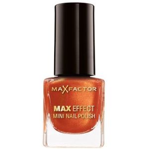 Max Factor Max Effect Mini Nail Polish 10 Deep Coral, per stuk verpakt (1 x 5 ml)