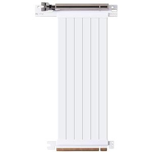 Allowish Full Speed PCIE 4.0 16x Riser Kabel Videokaart Verlengkabel PCI Express Port GPU Uitbreidingskaart Riser Afgeschermde Extender (40 cm, 4.0 90 Graden Wit)