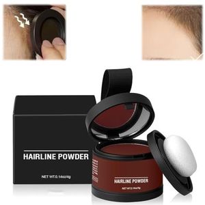 Waverloo Magic Root Cover Up, Waverloo Magic Hair Root Cover Up for Thinning Hair, Waverlo Root Cover, Hairline Powder, Instantly Conceals Hair Loss, Water Sweat Resistant(#04 Dark Auburn)