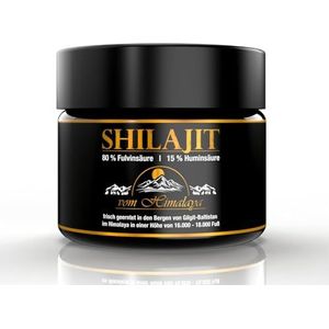 Shilajit Hars 60g | Gold Standard | 85+ mineralen | maximale potentie uit de Himalaya | meer dan 3 maanden voorraad | 100% puur & origineel | veganistisch & zonder toevoegingen