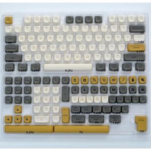 QPSJXN KOA Ocean Walhale PBT Keycapset 135 mechanische toetsenborden MOA lay-out 7U ISO geschikt voor Japanse Koreaanse en Russische lay-outs (geklimmer-EN)