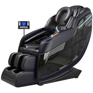 4D Shiatsu-massagestoel Met SL-Track En Lichaamsscanfunctie, Voorzien Van Verwarmde Airbags En 12 Massagestanden(Noir)