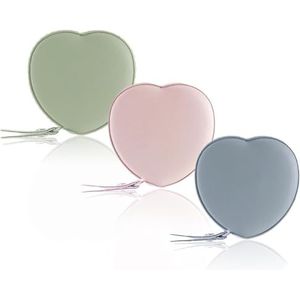 Fcuajdkq 3 stuks intrekbaar dubbelzijdig meetlint van kunststof, lengte van 1,5 m, perfect voor het meten van lichaamsweefsel.