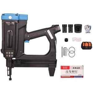 Pneumatic Nail Gun Recharable Lithium Battery Nail Gun Wood Working Steel Nailer Stapler Electric Nail Gun Voor veel media(Package4)