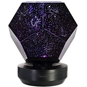 Discovery Star Sky P5 Crystal-shaped Planetarium Projector with Colorful Projections of Stars, Constellations and Nebulae