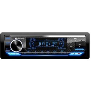 Caliber Autoradio Bluetooth 1DIN, DAB+/FM Tuner, 4x100W, USB/Micro SD, 2.1A Laadfunctie, Aux-in, Handsfree bellen, Externe Microfoon, RCA-uitgang, Lichtshow, MP3/WMA/APE/FLAC/AAC