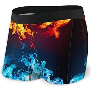 874 Heren Shorts Ice & Fire Onderbroek Stretch Slips Getailleerde Boxer Shorts Slips, Boxer Slips 3748, L