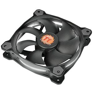 Thermaltake riing 12 led ventilator zwart/wit