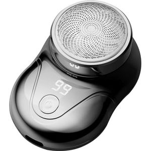 BSEID draagbaar elektrisch scheerapparaat, scheerapparaat voor mannen | Reis toiletartikelen USB oplaadbaar waterdicht elektrisch led-display scheerapparaat voor mannen korte harde baard