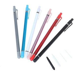 Stylus Pen, 2 in 1 Touchscreen Pen Stylus Dun Capacitief Universeel Voor Tablet Telefoon PC (zwart)