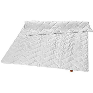 sleepling 194453 Nature dekbed kinderdeken | 100% katoen in overtrek en katoenvulling | canvasbinding | Made in Germany | Ökotex | wasbaar 60 graden | opbergtas | 100 x 135 cm, wit