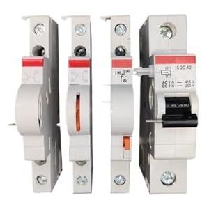 Hulpbeveiligingsschakelaar S200, trigger, AUX-contacten aan de rechterkant, AUX-signaalschakelcontact (S2C-H6R)