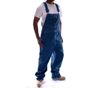 Dickies Heren LatzBroek Indigo Bib Overall, Steen gewassen, 34W / 34L
