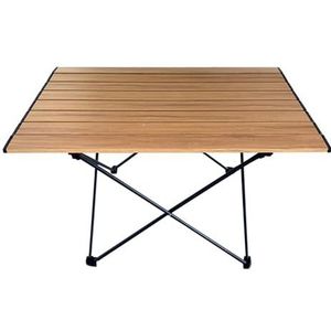 YXSMZHJ Home Tafel Opvouwbare Camping Bijzettafel Camping Tafel Aluminium Lichtgewicht Draagtas Strand Outdoor Wandelen Barbecue Koken Keuken Klein (zwart)