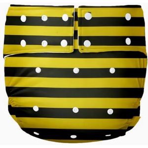 OneSize Incontinentie-ondergoed voor Mannen en Vrouwen, Wasbare, Herbruikbare Broek voor Volwassenen, Beschermend Ondergoed voor Ouderen, Gemakkelijk Te Drogen Stoffen Luier(Yellow)