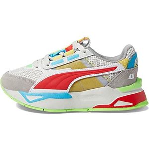 PUMA Mirage Sport Tech Charcoal & Paint (Little Kid) Feather Gray/for All Time Red 11.5 Little Kid M