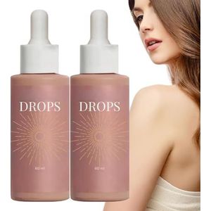 Zeria Sunless Tanning Drops, Zeria Drops To Naturally Boost Melanin, Natural & Nourishing Ingredients, Enhancing Your Natural Skin Tone for a Healthy, Without Sun Damage (2 PCS)