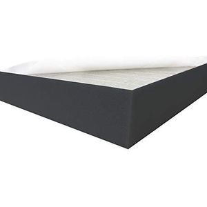 Dibapur ® Black FSE • vlamremmend, zelfklevende ruimte, akoestisch schuim, isolatie, geluidsisolatie, 50 x 50 x 4 cm