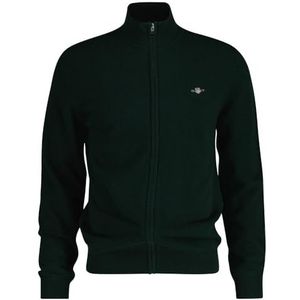 GANT - Gebreid Vest - Donkergroen