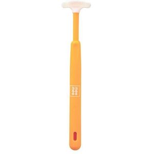 Mee Mee Tender Tongue Cleaner Brush (Enkele verpakking, Oranje)