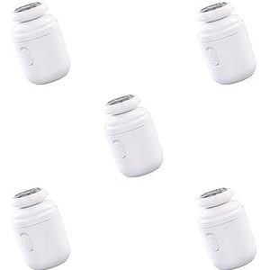 5 Set Draagbare Elektrische Scheerapparaat USB Oplaadbare Baard Scheren voor Reizen Camping Wit 6 X 3.5 cm