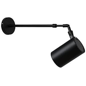 Verstelbare LED-wandspot Moderne fotolampen for tentoonstellingshal Galerij Focusverlichting Lange arm intrekbare plafondlamp Helder(Nature,TELESCOPIC 30-60CM_20W)