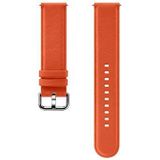 Samsung Galaxy Watch Active2 leren armband, oranje