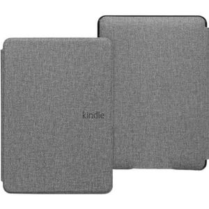 Geheel nieuwe stoffen magnetische slimme hoes geschikt for Kindle (2022 release) 11e 6 inch eReader Light Cover Sleeve (Color : Grey)